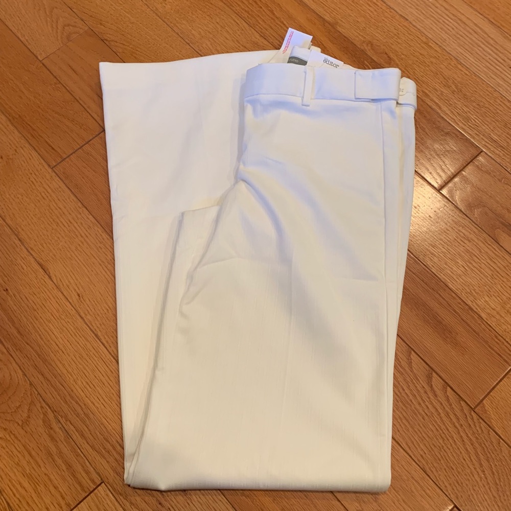 Express White Editor Dress Pants